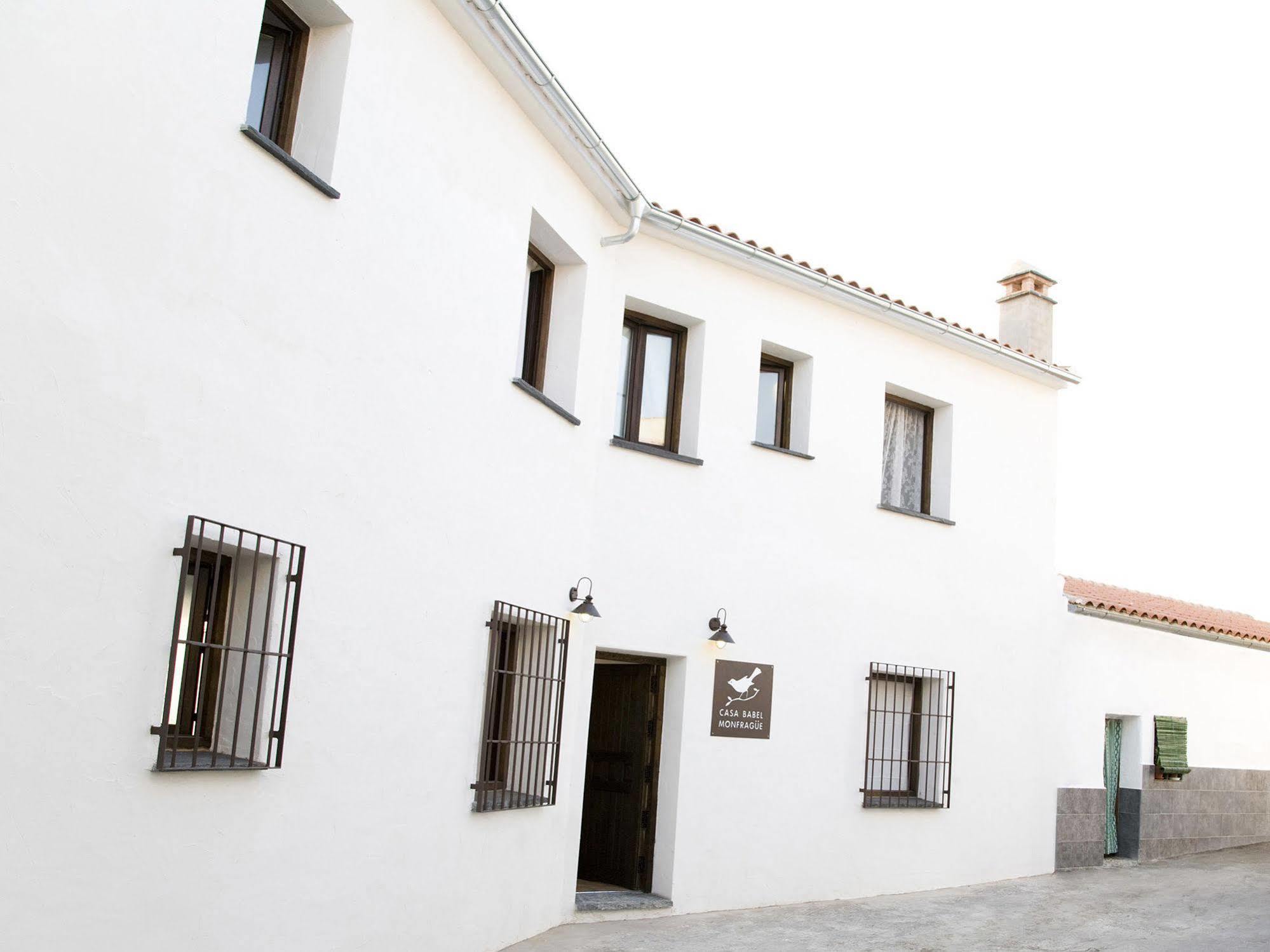 Gasthaus Casa Babel Monfraguee Torrejón el Rubio Exterior foto